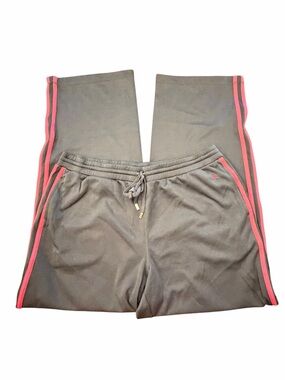 Danskin Now Women's Gray Elastic Waist‎ Drawstring Wide Leg Pants Size 1X 16W
